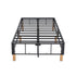 Metal Bed Frame Mattress Foundation Blue – Double