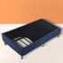 Metal Bed Frame Mattress Foundation Blue  King