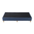 Metal Bed Frame Mattress Foundation Blue  King