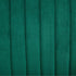 Viva Forever Set of 2 Green Velvet Dining Chairs-Art Deco Design with Gold Metal Legs