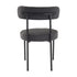 Charcoal Chic Boucle Elsa Dining Chairs