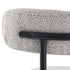 Luxe Boucle Cushioned Elsa Dining Chairs in White Quartz