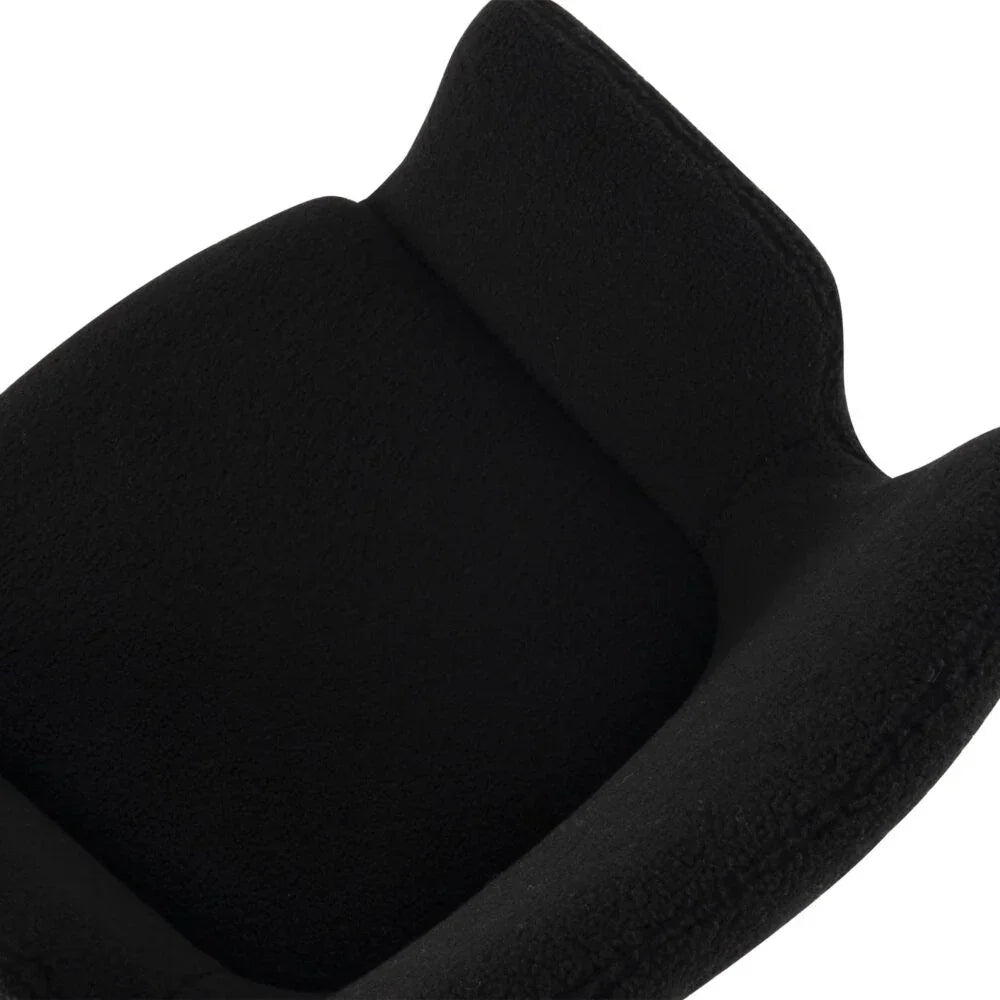 Charcoal Embrace Boucle – teddy Sherpa Fabric Armchair Set