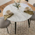 Round MDF Marbling Dining Table