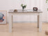 Modern Dining Table 120cm Wood Kitchen Table White Grey 4 Seater