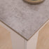 Modern Dining Table 120cm Wood Kitchen Table White Grey 4 Seater
