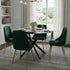 The Velvet Marble Table and Chair Set