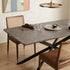 Falcon Rectangular Dining Table – 170cm Marble‑Effect MDF, Steel Base