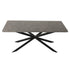 Dining Delight: Rectangular Table and Navy Velvet Chairs Dining Set