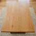 Venice 170cm Rectangular Dining Table Natural Wood Top Industrial Metal Legs