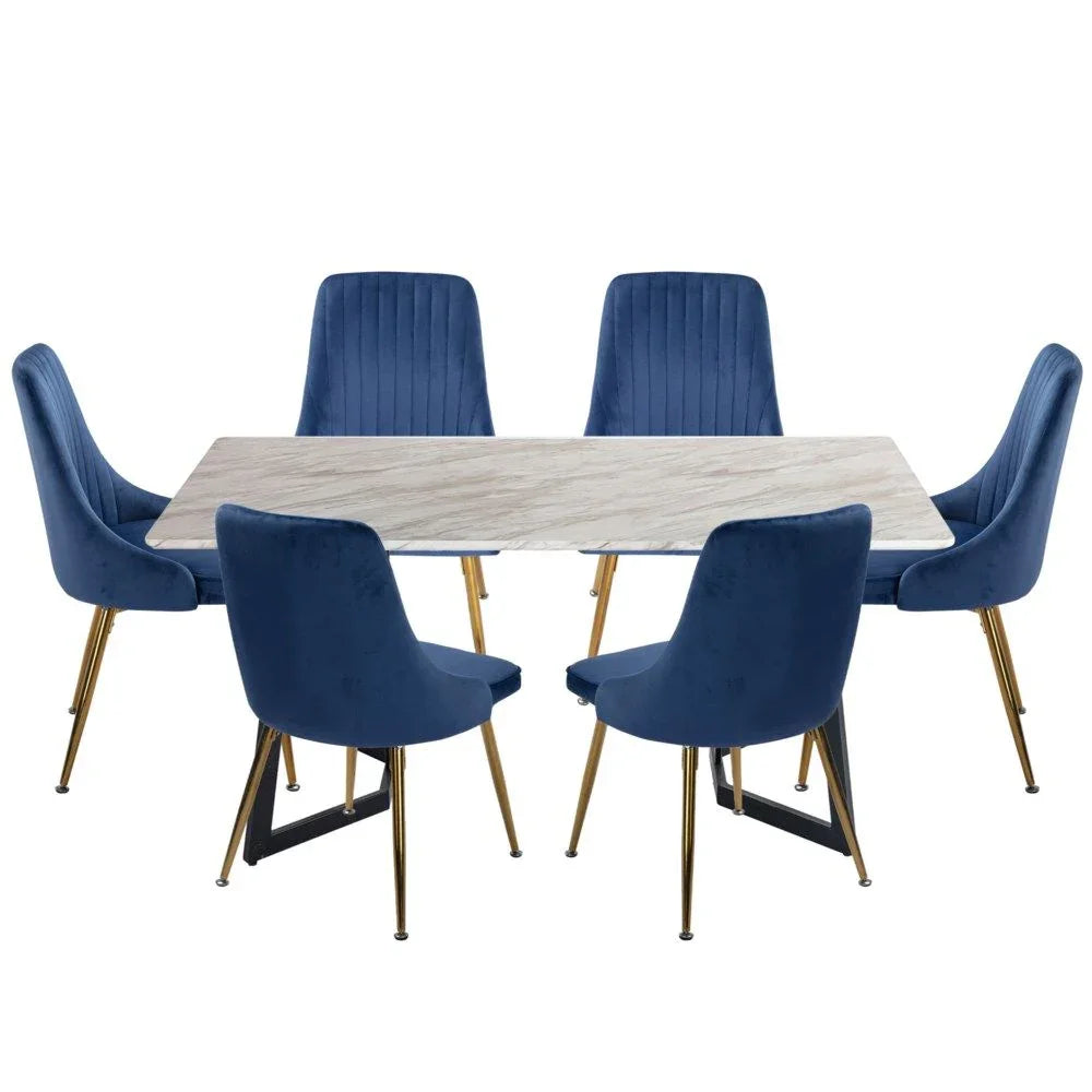 Marble Bliss Dining Set