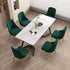 Marbleous Green Velvet Dining Set
