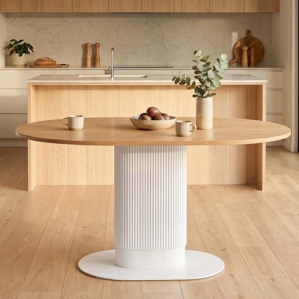 Clara Gather Round Oval Dining Table