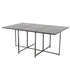 Bali 11 Piece Outdoor Dining Set-Grey