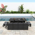 Bali 13PC Outdoor Dining Set-Black