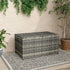 Outdoor PE Wicker Storage Box Garden 320L-Grey