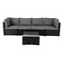 Outdoor Modular Lounge Sofa Bondi-Black