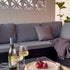 8PCS Outdoor Furniture Modular Lounge Sofa Lizard-Black
