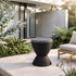Garden Ice Cooler Table – Black, Outdoor Bar Table & Drinks Cooler