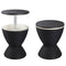 Garden Ice Cooler Table Black