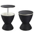 Garden Ice Cooler Table Black