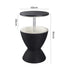 Garden Ice Cooler Table Black