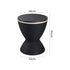 Garden Ice Cooler Table Black