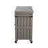 Garden Bar Serving Cart with Cooler (Taupe)