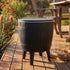 Black Ice Bucket Cooler Table 35L Outdoor Patio Bar Table Retractable Top