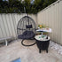 Black Ice Bucket Cooler Table 35L Outdoor Patio Bar Table Retractable Top