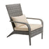 Coastal Weave Reclining Armchair with Bonus Cushion Covers