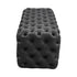 Black Leathaire Ottoman Rectangular Tufted Storage Bench Footstool Seat