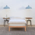 Single Size Warm Wooden Natural Bed Base Frame  King Single