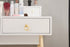 Dressing Vanity Table Stool Set with Make-up LED Lighted Mirror-White