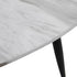 Minimalist Marble Effect Round Coffee Table