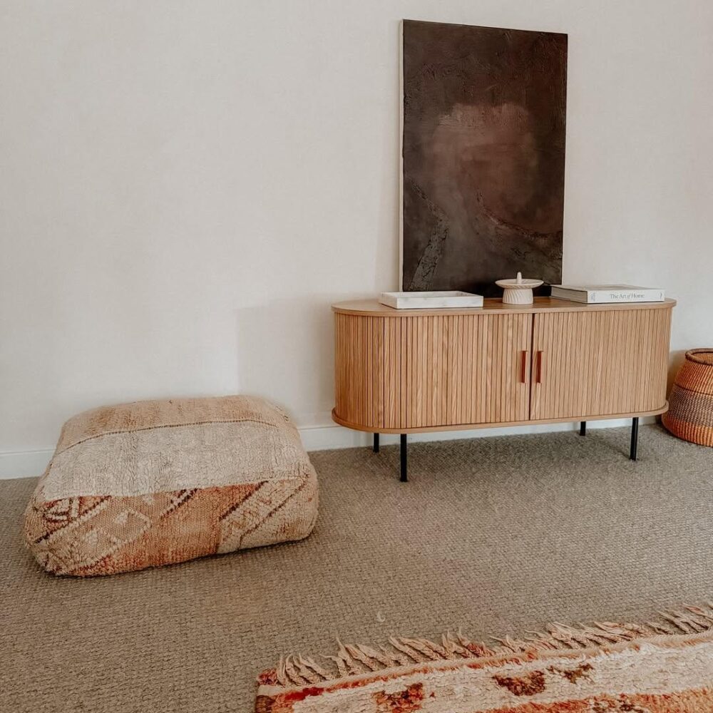 Ripple Sideboard with Sliding Doors â€” Earthy Elegance Redefined