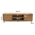 160cm Ribbed Natural Entertainment Unit