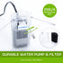 16L Starfire Glass Aquarium with LED Light and Filter Pump
