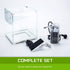 16L Starfire Glass Aquarium with LED Light and Filter Pump