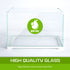 39L Starfire Glass Aquarium with LED Light and Filter Pump