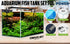 70L Starfire Glass Aquarium with LED Light and Filter Pump
