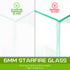 70L Starfire Glass Aquarium with LED Light and Filter Pump