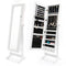 Mirror Jewellery Cabinet Organiser 2 Drawers LOWE 146cm WHITE