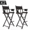 2X Director Movie Folding Tall Chair 76cm DARK HUMOR