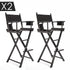 2X Director Movie Folding Tall Chair 76cm DARK HUMOR