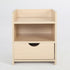 Bedside Table Side Storage Cabinet Nightstand Bedroom 1 Drawer 2 Shelf LARK OAK