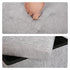 Foldable Storage Ottoman - Flip Lid Side Table Toy Blanket Organiser Seat KIRA GREY