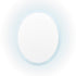 LED Wall Mirror Round Anti-Fog Bathroom 70cm