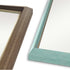 2 Set Wall Mirror Rectangular Frame Bathroom 70x90cm Antique Brown