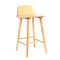 Wooden Bar Stool Dining Chair Ash Wood ELISE 65cm
